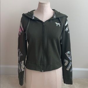 VS Pink Bling Full Zip